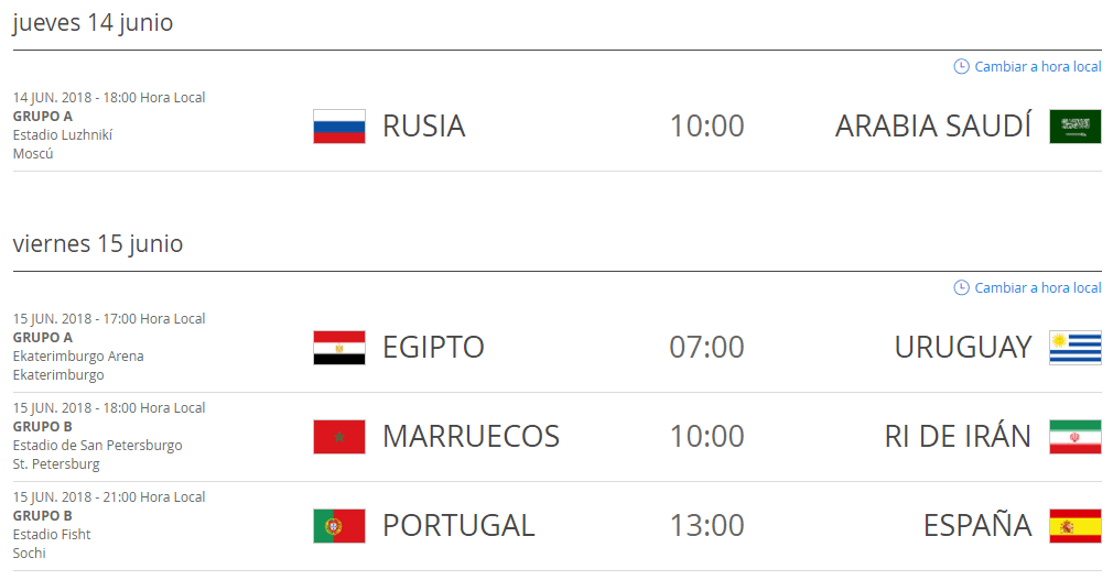 Estos Son Los Partidos De Octavos De Final Del Mundial Estos Son Los Partidos De Octavos De Final Del Mundial